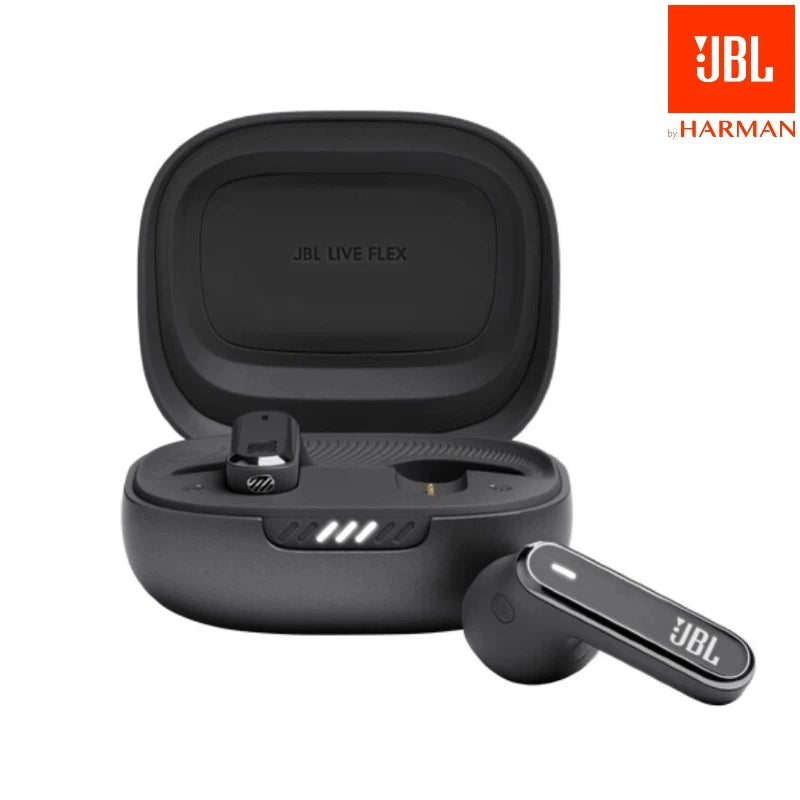 JBL LIVE FLEX TWS - Auriculares Inalámbricos Bluetooth Deportivos Impermeables con Estuche de Carga