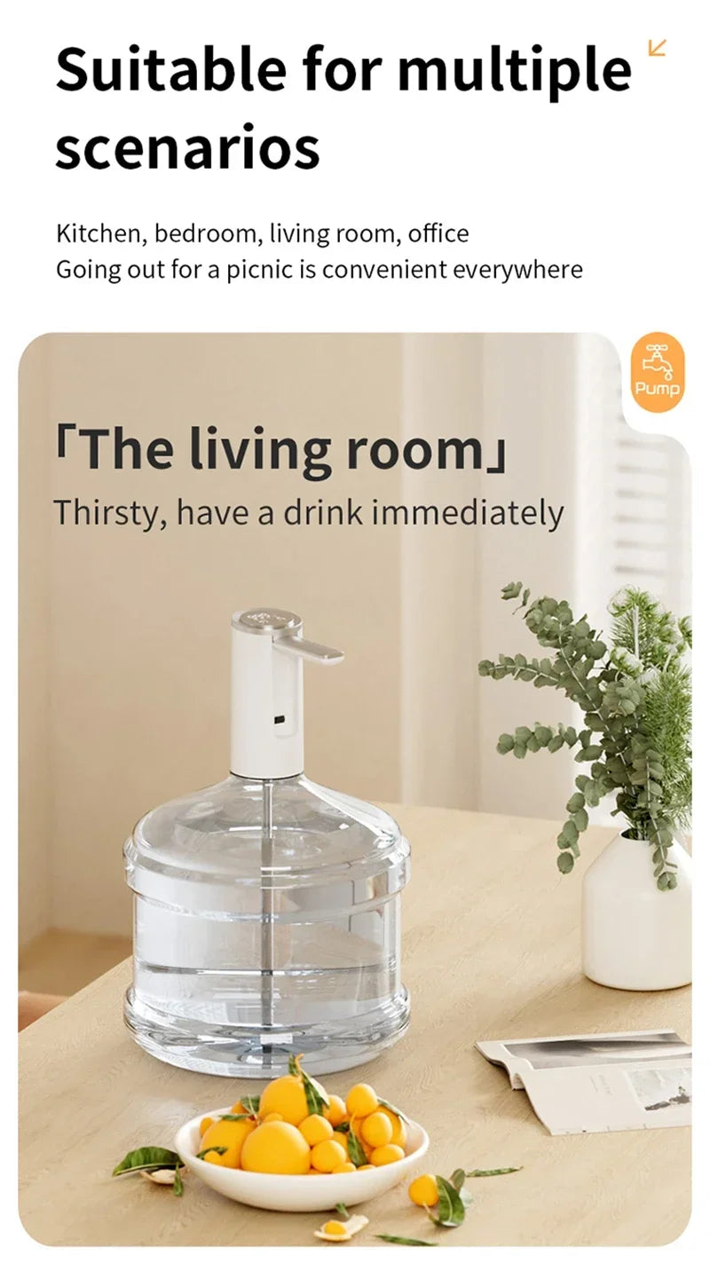 Dispensador de Agua Eléctrico Xiaomi - Bomba Automática Recargable Universal