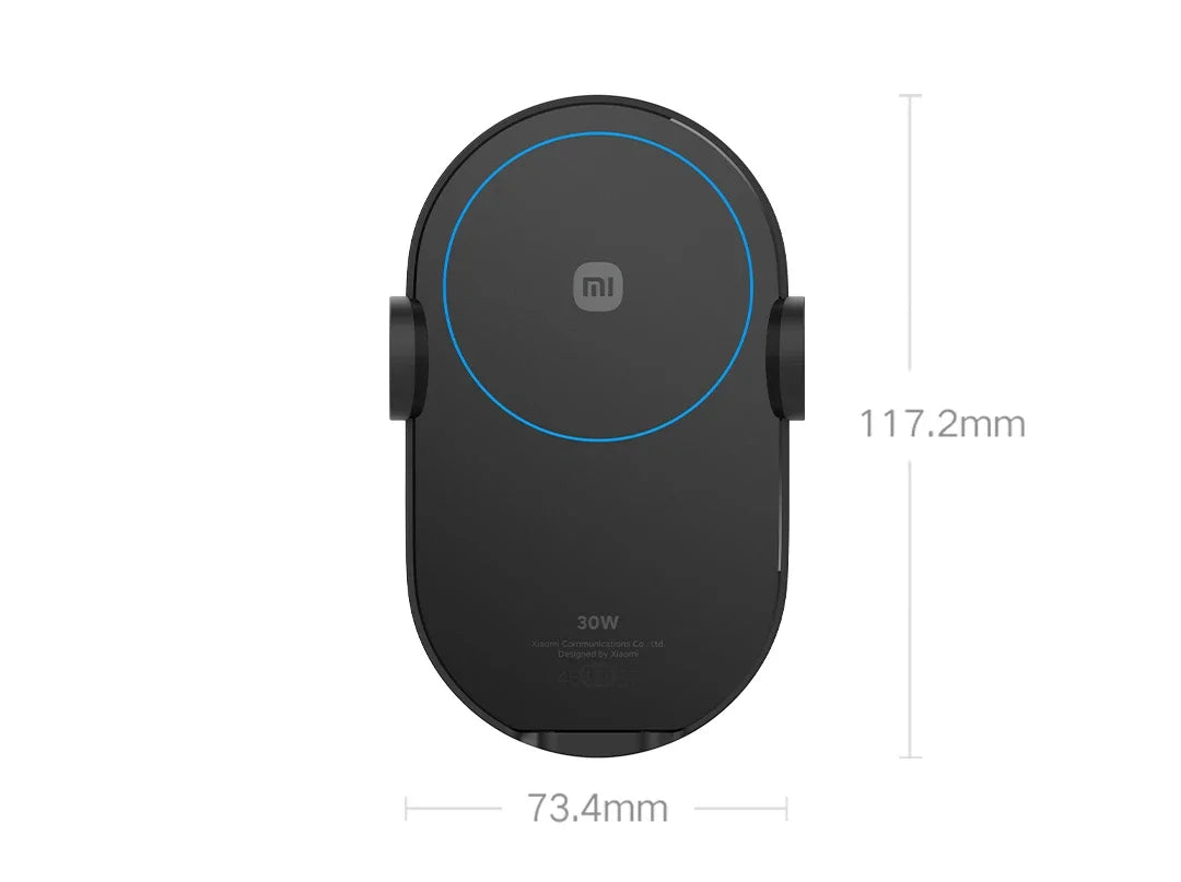Cargador Inalámbrico Xiaomi para Coche 30W - Carga Rápida con Soporte