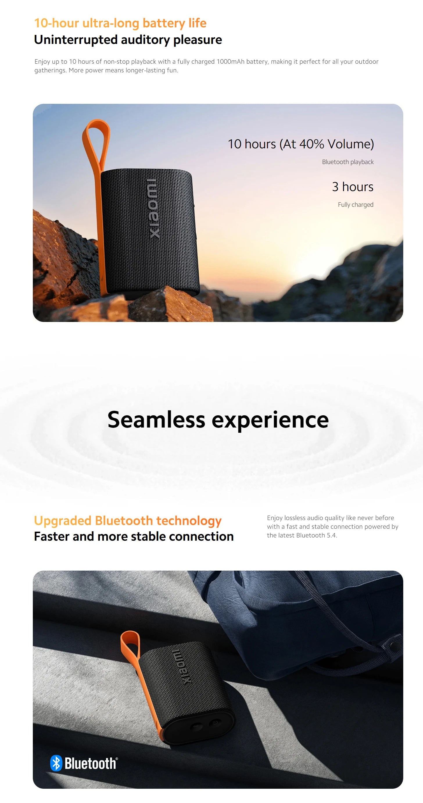 Altavoz Portátil Xiaomi Sound Pocket Bluetooth 5.4 - IP67, 10h Batería, TWS