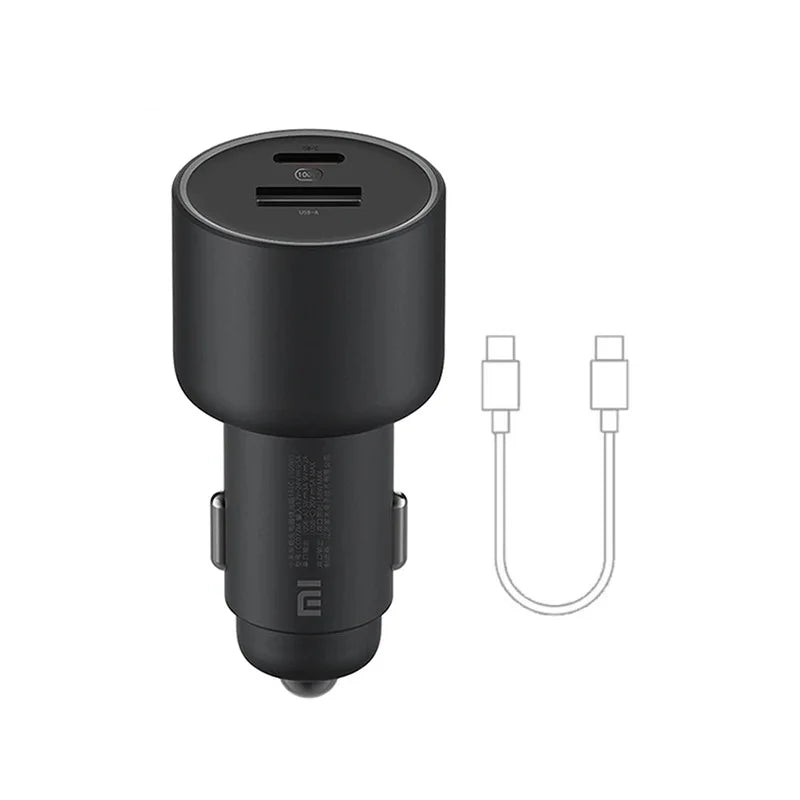 Cargador Xiaomi Original para Coche 100W - Doble USB-A/USB-C Carga Rápida