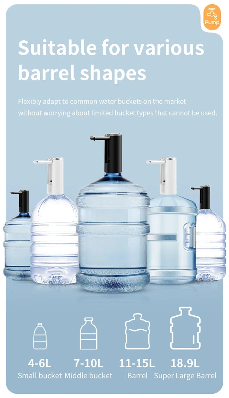 Dispensador de Agua Eléctrico Xiaomi - Bomba Automática Recargable Universal