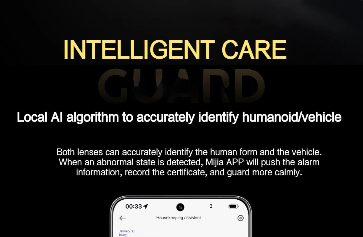 Cámara Exterior Xiaomi Outdoor 4 Doble Lente 5MP 3K - IP66, Seguimiento y Visión Panorámica