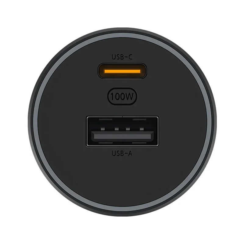 Cargador Xiaomi Original para Coche 100W - Doble USB-A/USB-C Carga Rápida