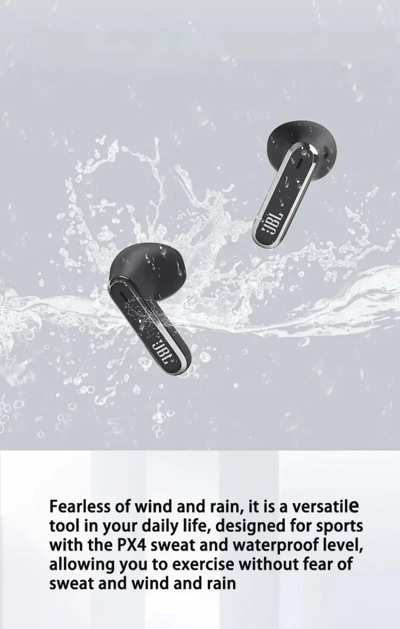 JBL LIVE FLEX TWS - Auriculares Inalámbricos Bluetooth Deportivos Impermeables con Estuche de Carga