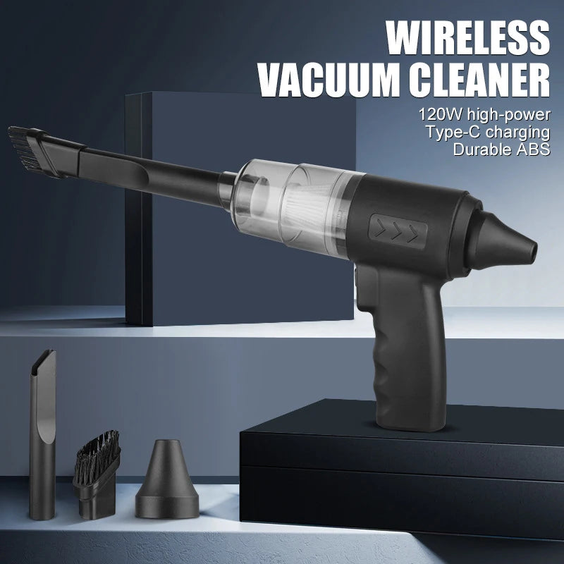 Aspirador Inalámbrico Xiaomi 120W - 29000PA Portátil para Coche y Hogar Recargable