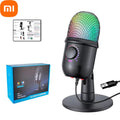 Micrófono Xiaomi Podcast con LED - Reducción de Ruido para PC y Estudio