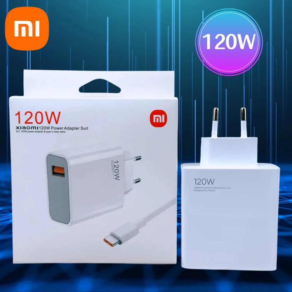 Cargador Original Xiaomi 120W HyperCharge Turbo - Universal