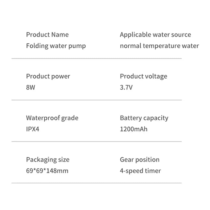 Dispensador de Agua Eléctrico Xiaomi - Bomba Automática Recargable Universal