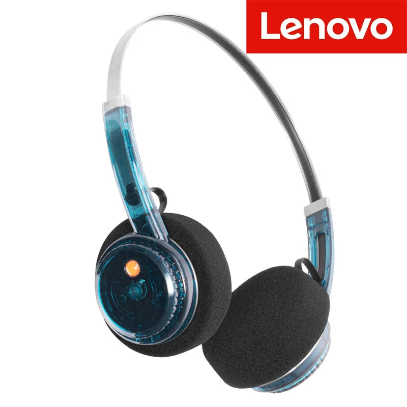 Auriculares Lenovo Retro Bluetooth Over-Ear - Sonido Hi-Fi Estéreo