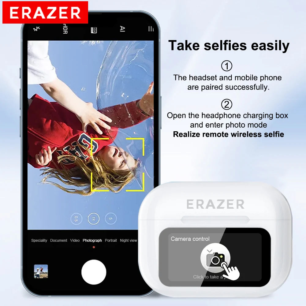 Auriculares Lenovo ERAZER Airs Pro Bluetooth - Pantalla Táctil y ANC