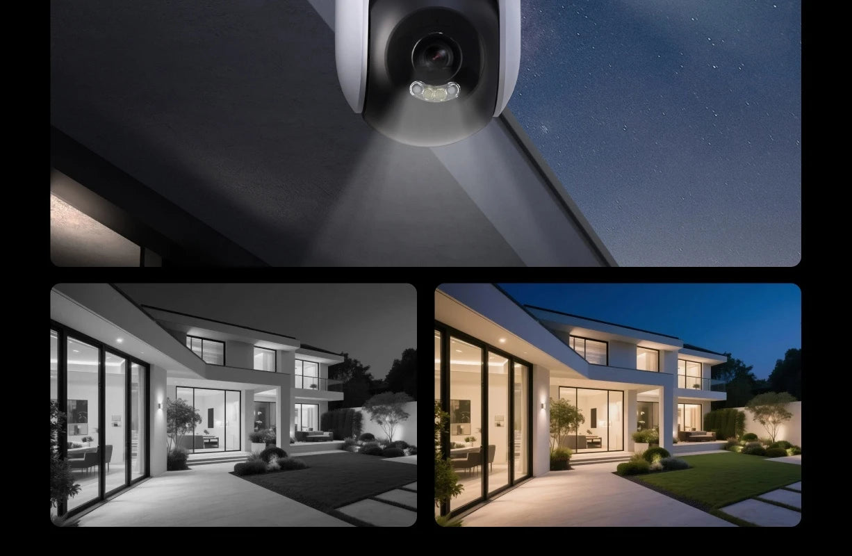 Cámara Exterior Xiaomi Outdoor 4 Doble Lente 5MP 3K - IP66, Seguimiento y Visión Panorámica