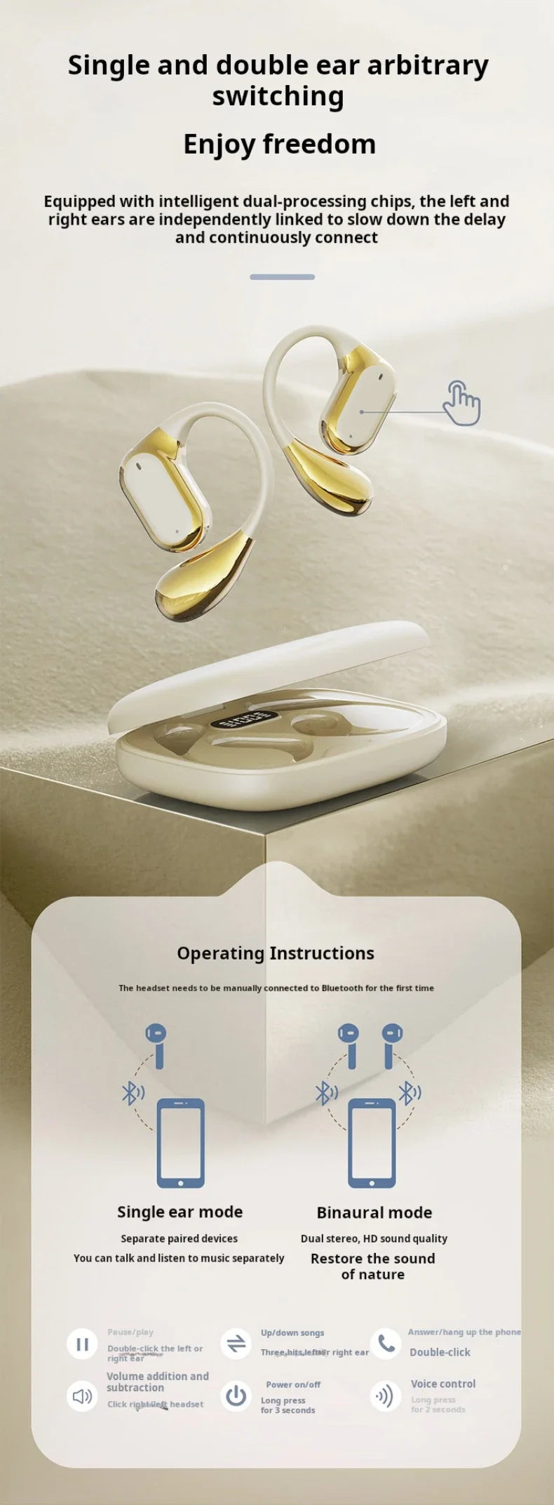 Xiaomi Auriculares Bluetooth Inalámbricos con Micrófono - Deportivos HiFi con Indicador de Batería