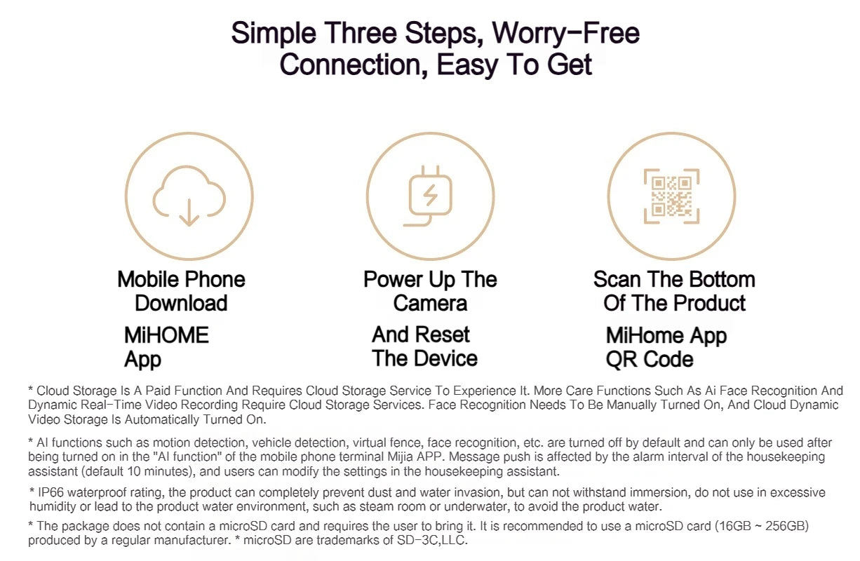 Cámara Exterior Xiaomi Outdoor 4 Doble Lente 5MP 3K - IP66, Seguimiento y Visión Panorámica