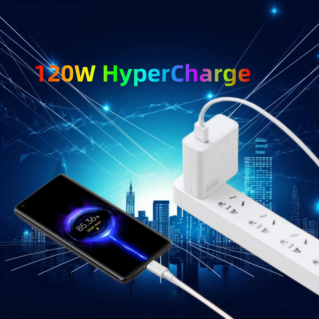 Cargador Original Xiaomi 120W HyperCharge Turbo - Universal