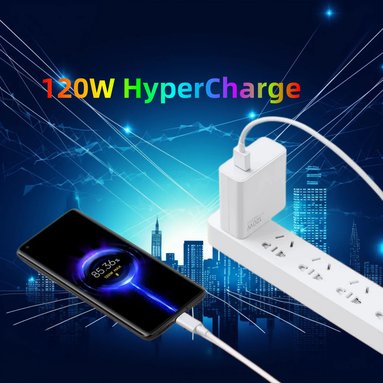 Cargador Original Xiaomi 120W HyperCharge Turbo - Universal