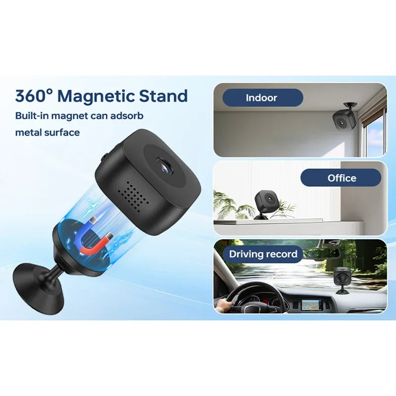 Cámara Xiaomi Mini 4K HD WiFi - Vigilancia Inteligente Inalámbrica para Hogar