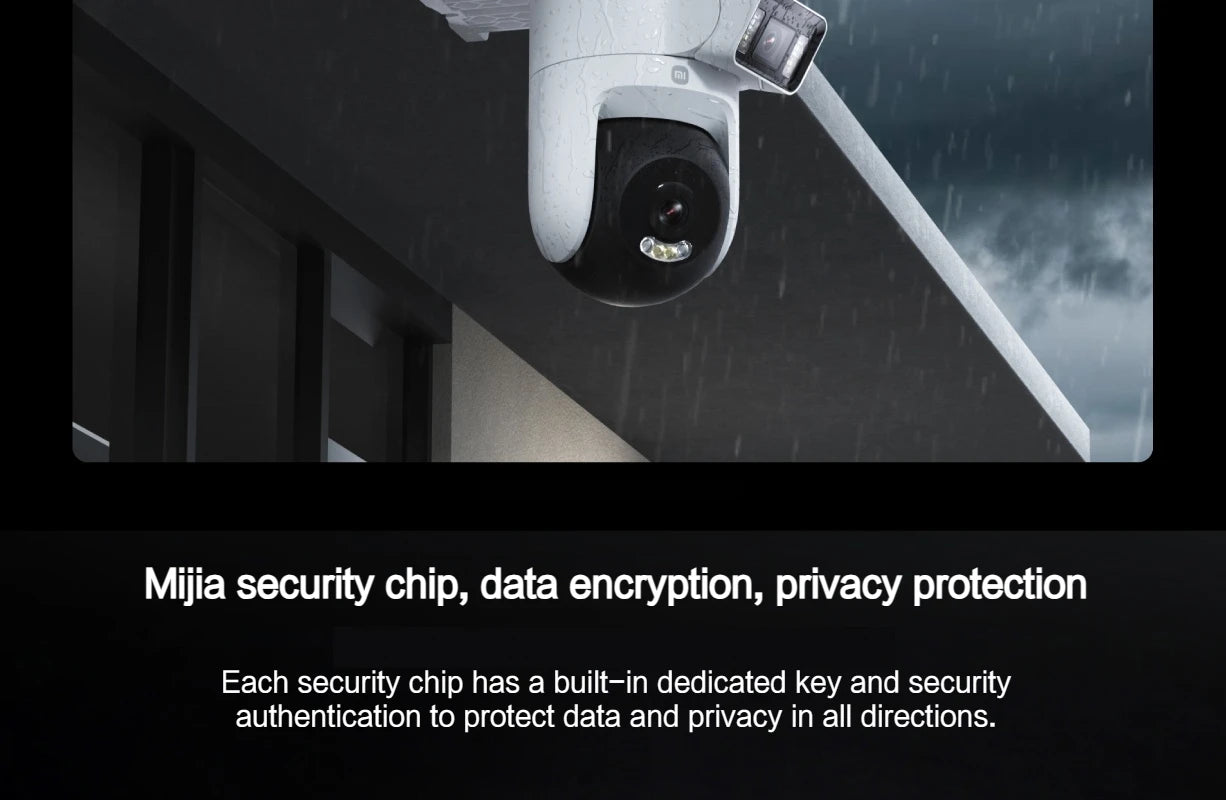 Cámara Exterior Xiaomi Outdoor 4 Doble Lente 5MP 3K - IP66, Seguimiento y Visión Panorámica
