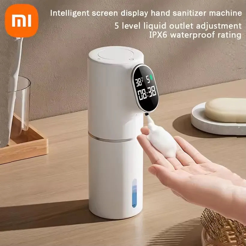 Dispensador Jabón Automático Xiaomi - Sensor Táctil, Pantalla, USB Recargable